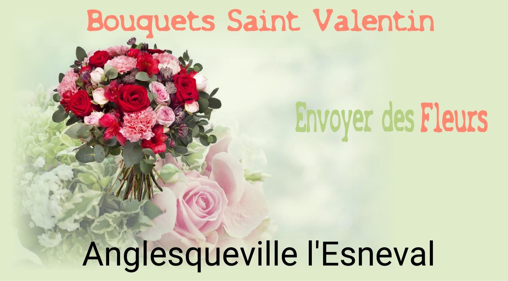 Roses de Saint-Valentin livrées à Anglesqueville-l'Esneval